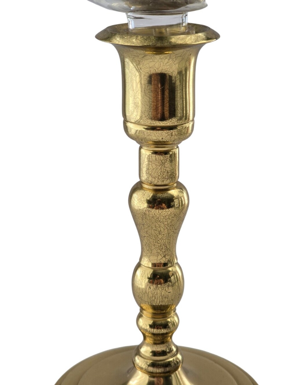 Partylite Rare Calypso Gold Peglite Candle Holder Hurricane – 10” Tall - Picture 6 of 8